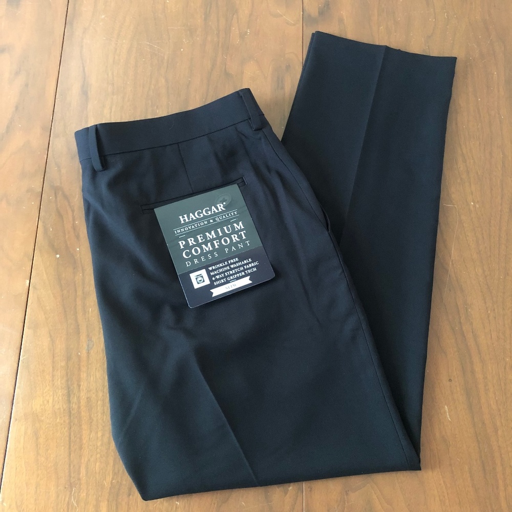 Haggar J.M. Slim Fit Stretch Dress Pants